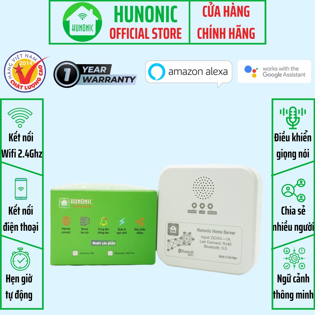Bộ Điều Khiển Trung Tâm Hunonic Home Server