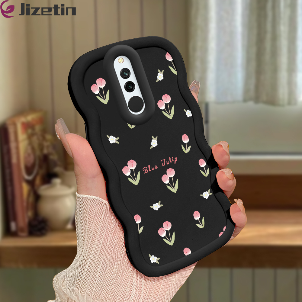 Jizetin%20for%20Redmi%208%20Back%20Cover%20Small%20Pink%20Flower%20Macaron%20Bright%20Color%20Wavy%20Shape%20Soft%20Mobile%20Phone%20Cases%20-%20Image%202