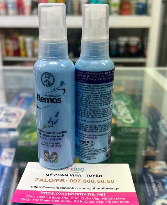 Chai Xịt Chống Muỗi Remos 60ml