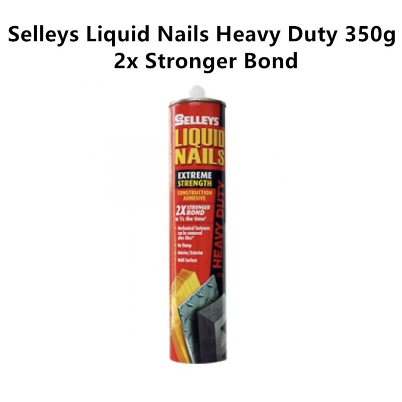 Selleys Liquid Nails Heavy Duty 350g 2x Stronger Bond All Purpose High