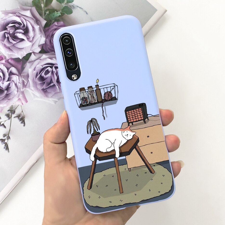 For samsung galaxy a50 case a30s a50s cute cartoon cover soft silicone phone case for samsung a50 a 50 s galaxy a30s a50s casing