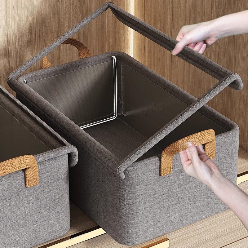 New storage box for household wardrobes, multifunctional storage box for steel frame clothes, folding wardrobe, pants, special storage box