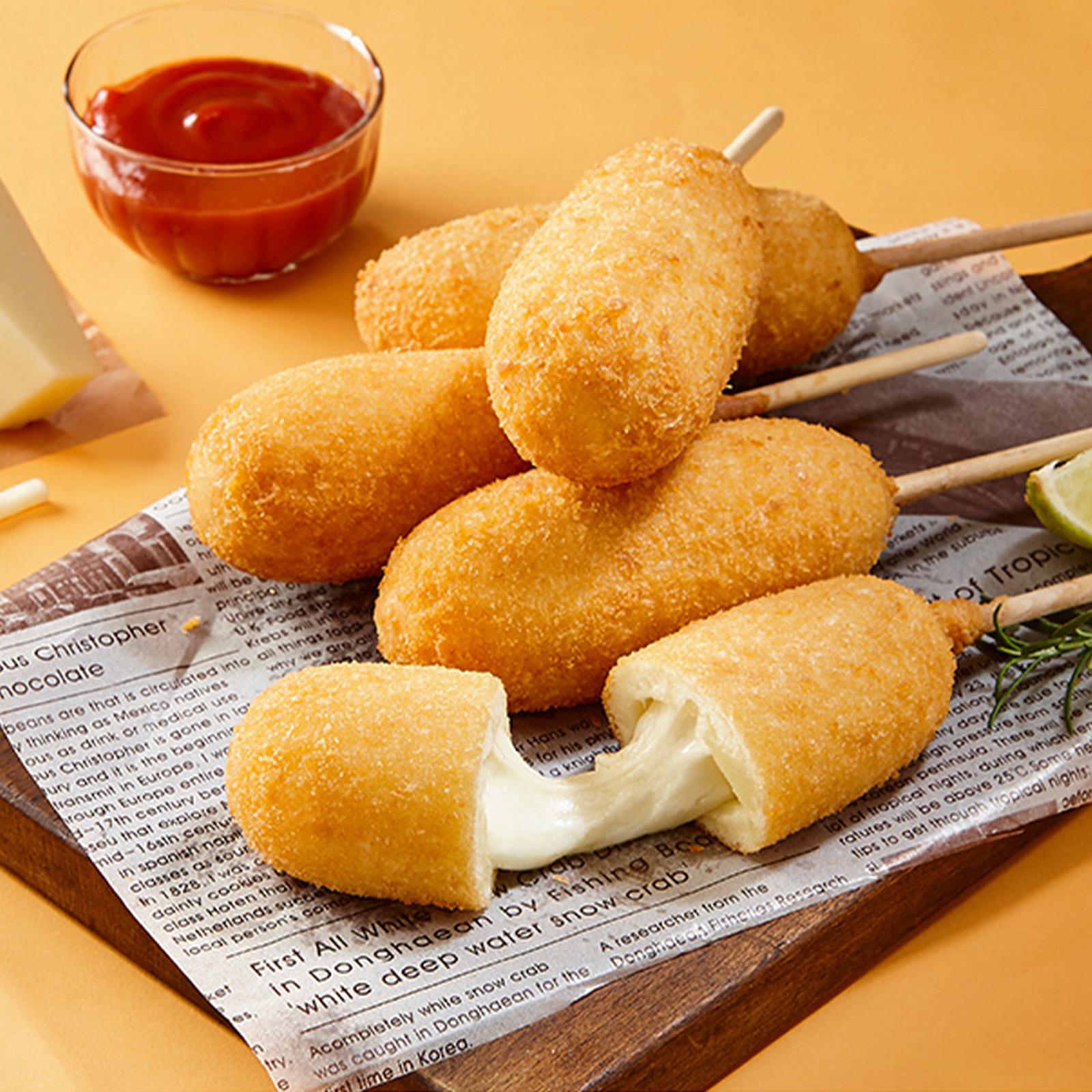 Korean Cheese Corn Original Corn Dog Recipe Best Pizza Corn Dogs