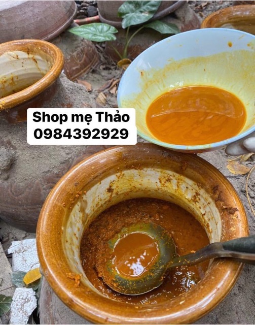 Cốt gừng nghệ gấc hạ thổ handmade
