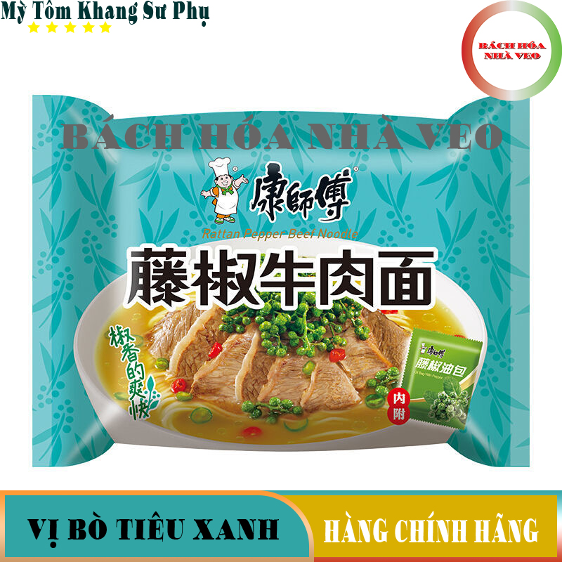 Mỳ tôm trung quốc hiệu khang sư phụ - tự chọn 13 vị, hàng chuẩn, date mới, mỳ trung quốc siêu ngon