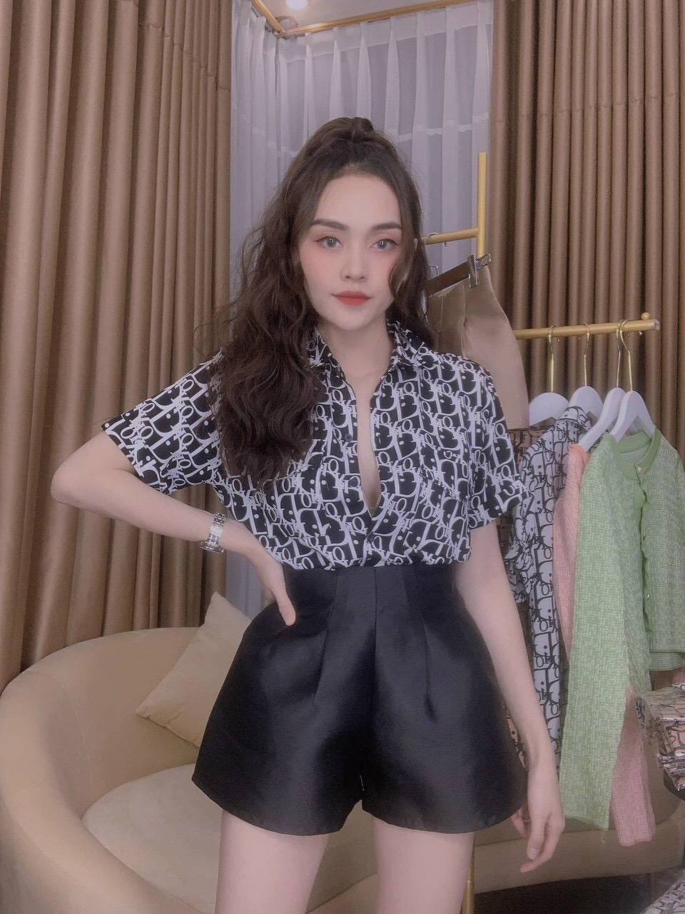 Quần Bóng Xếp Ly eo,Quần Short Nữ, NHIỀU Màu