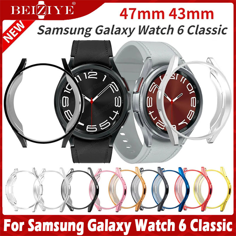 Ốp Lưng Dành For Samsung Galaxy Watch 6 Classic 43mm 47mm Vỏ Bảo Vệ Màn