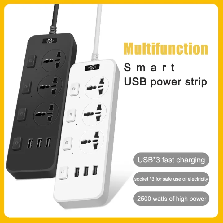 Ttk Mall Uk Plug 3 Sockets 3 Usb Malaysia Standard Extension Wire Socket Malaysia 3 Pin Plug Lazada Singapore