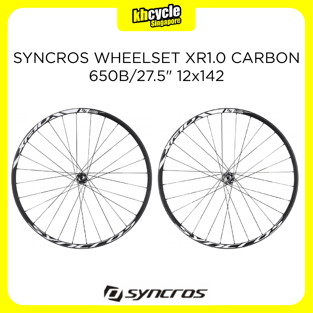 SYNCROS Wheelset Carnbon Black 12x142 for bikes