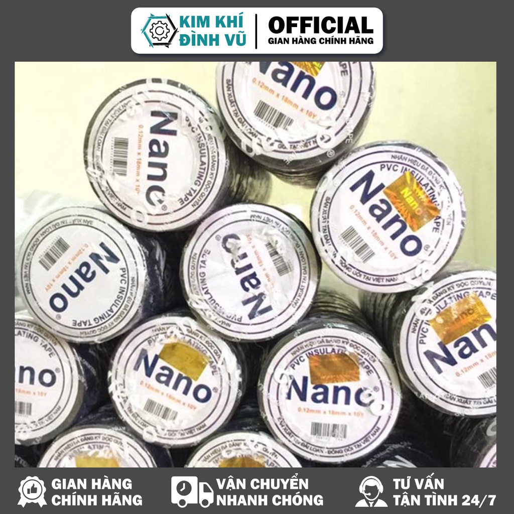 băng dính điện nano màu vàng,màu đen