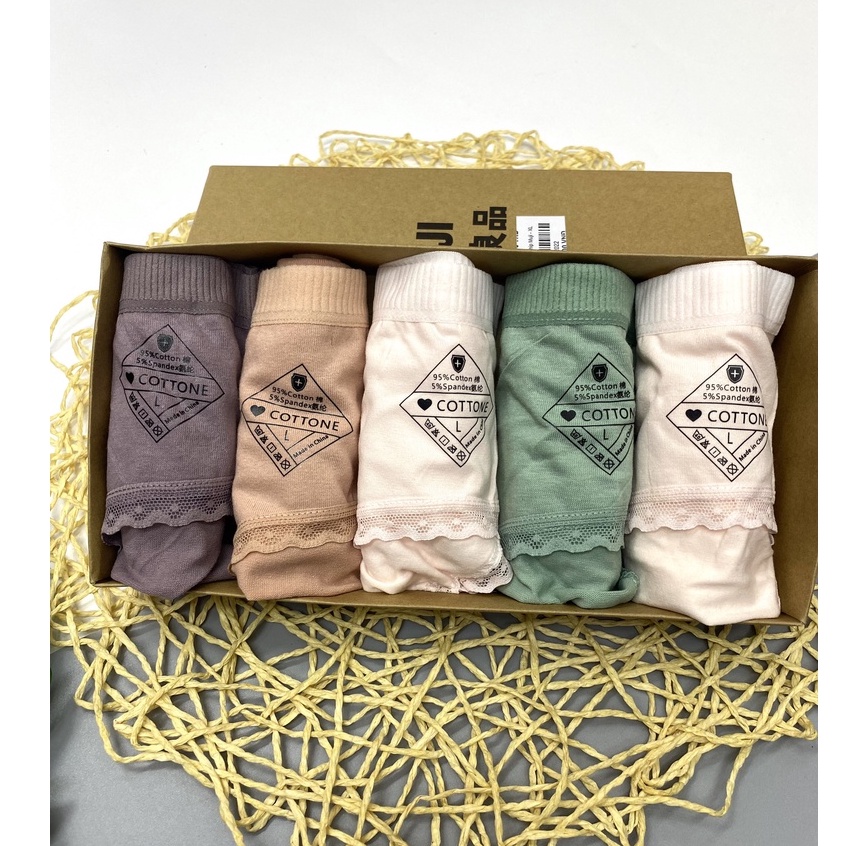 Quần Lót Nữ Kháng Khuẩn, Chất Cotton Co Dãn 4 Chiều Evalim