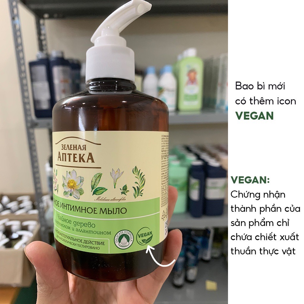 Dung dịch vệ sinh Anteka dạng gel Pharmacy (Apteka) 370ml