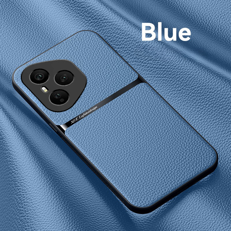 Phone case Honor 400 Pro Soft Silicone Litchi Pattern Matte Ultra Thin Magnetic Leather Shockproof Honor 400Pro Back cover. 