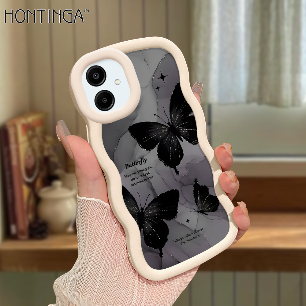 Hontinga%20for%20Samsung%20A06%20Back%20Cover%20Black%20Butterfly%20Pattern%20Luxury%20Phone%20Cover%20Soft%20Silicone%20Macaron%20Wave%20Mobile%20Case%20-%20Image%202