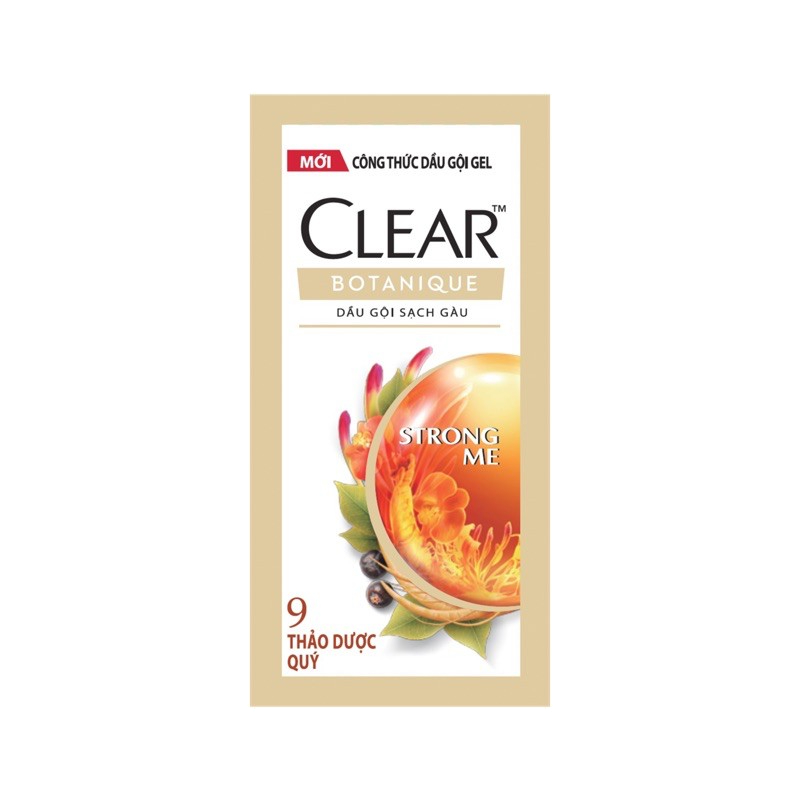 Dây 13 Gói Dầu Gội Clear Thảo Dược 6g