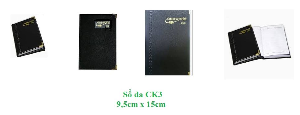 Sổ da mini ONEWORLD CK1 / CK2 / CK3 / CK6