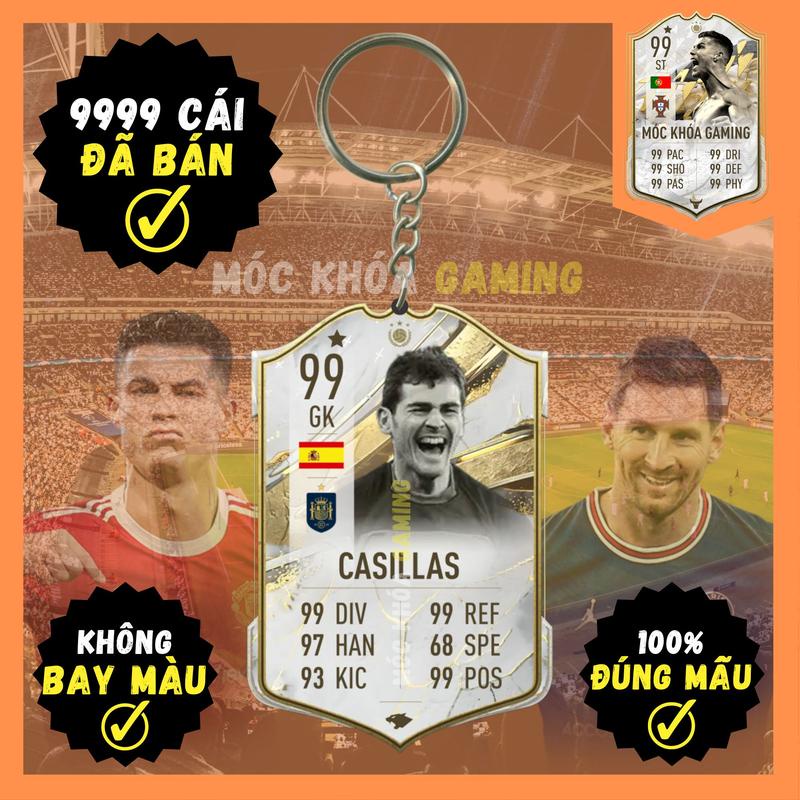 [BST] Móc Khóa các cầu thủ CLB Real Madrid