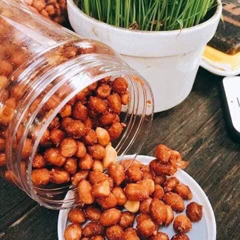 [ 500.Gram ] Đậu Phộng Rang Tỏi Ớt Giòn Ngon ( Lạc )