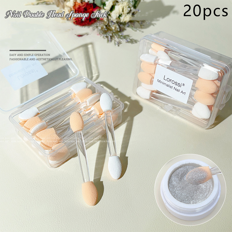20Pcs%20Dual%20Sided%20Eyeshadow%20Sponge%20Applicators%20Disposable%20Holographic%20Chrome%20Mirror%20Nail%20Powder%20Brush%20Nail%20Art%20Tools%20JIJIN%20-%20Image%204