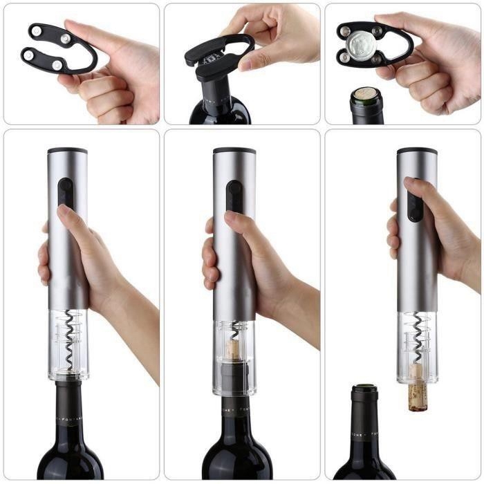Dụng cụ khui rượu vang tự động sử dụng xạc