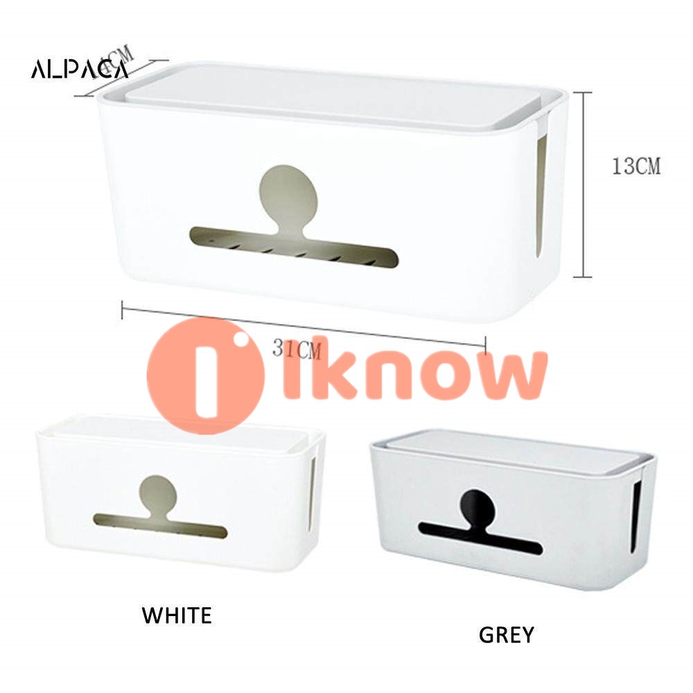 I know Table Cable Organizer Power Cord Board Storage Box USB Charger Strip Fixed Finishing Office Desktop Plug Cable Box