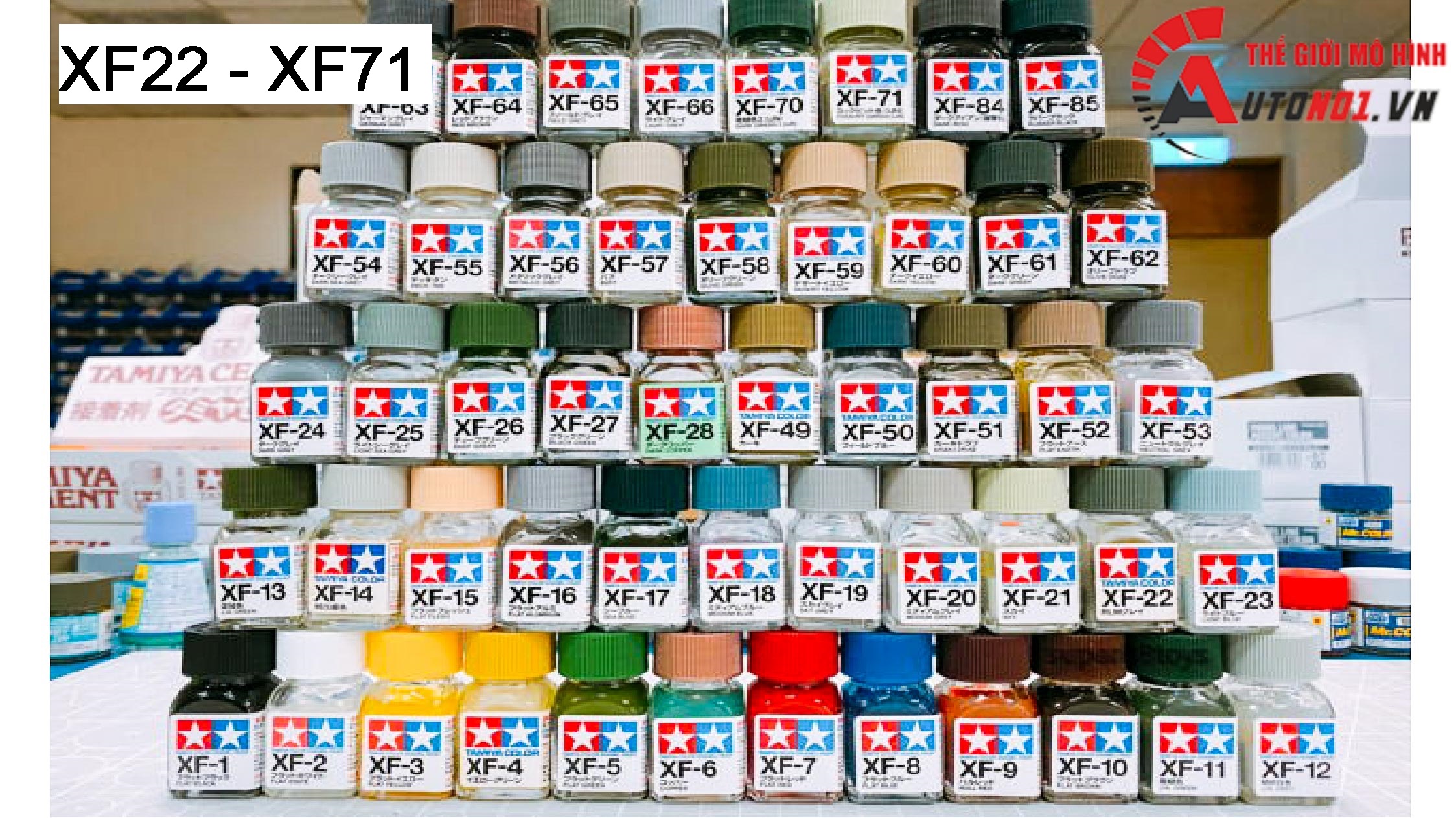 Enamel ( XF62 ~ XF71 ) sơn mô hình gốc dầu 10ML TAMIYA
