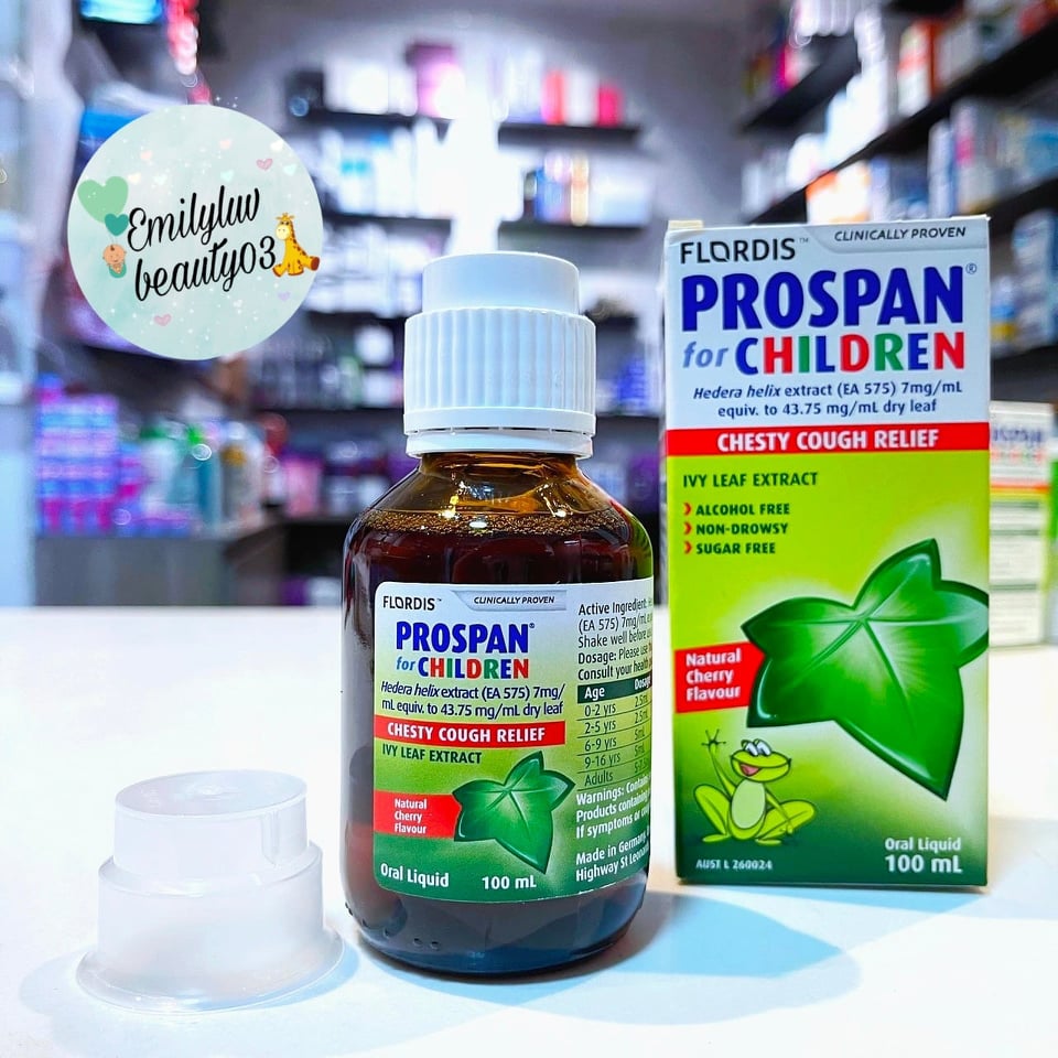 Siro ho cho bé cưng 20ml/100ml Prospan Đức