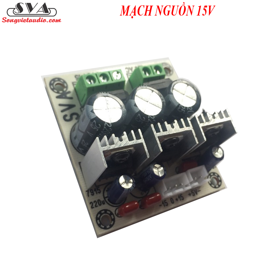 MẠCH NGUỒN ĐỐI XỨNG +/-15V - TRẮNG - MỚI