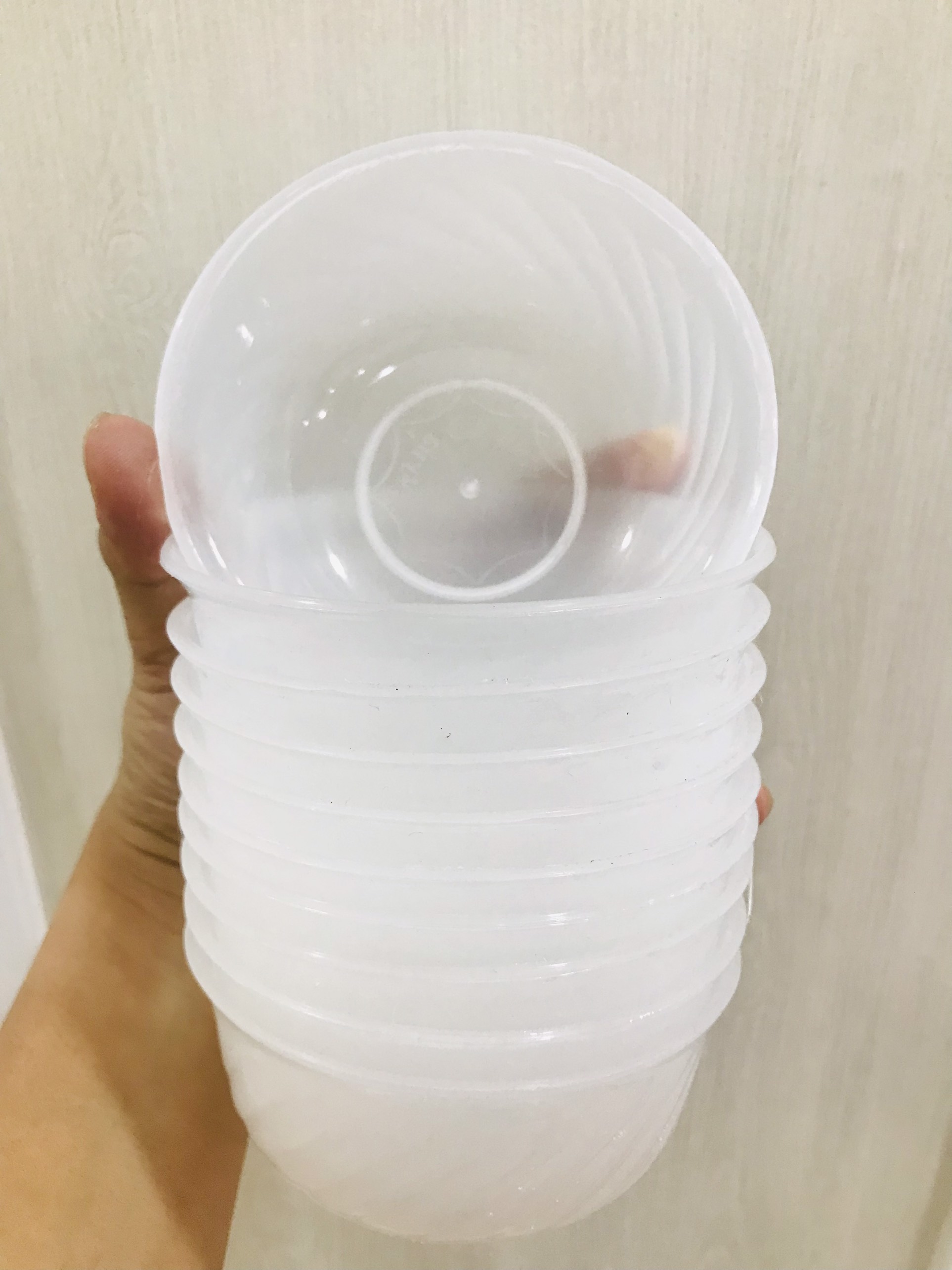 Set 10 CHÉN CƠM NHỰA Dẻo Rẻ (rộng 11cm)