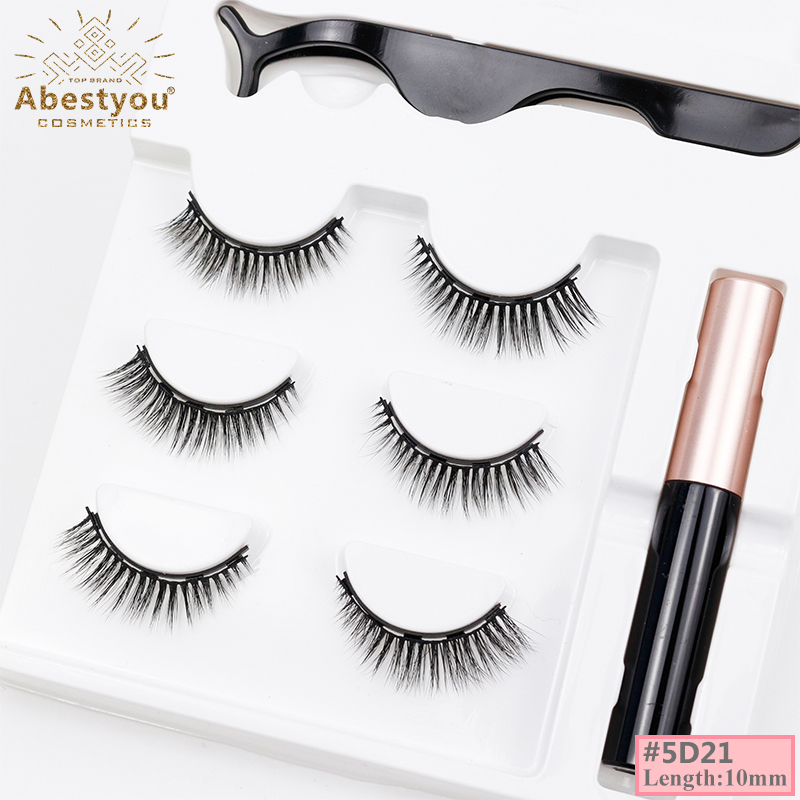 AexpressA  phone case Dropship Direct|abestyou 3d Magnetic Eyelashes Kit With Waterproof Eyeliner - Reusable Faux Mink Lashes. 