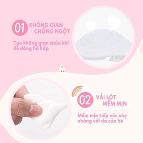 Combo 3 khẩu trang gấu cho bé thương hiệu Kichi