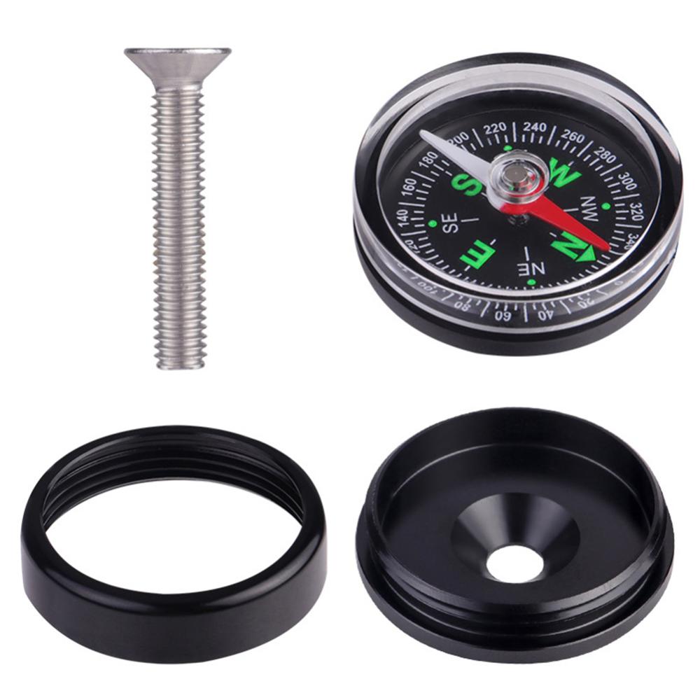 Bike Compass Lightweight Hiking Compass Waterproof Motorcycle Compass Dustproof S/L Multi-Purpose for Bicycle/Motorcycle