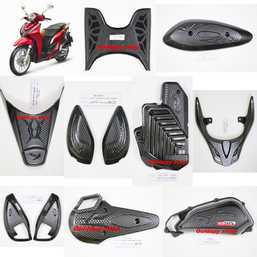 Ốp carbon trang trí SH Mode 2021-2022 -2023