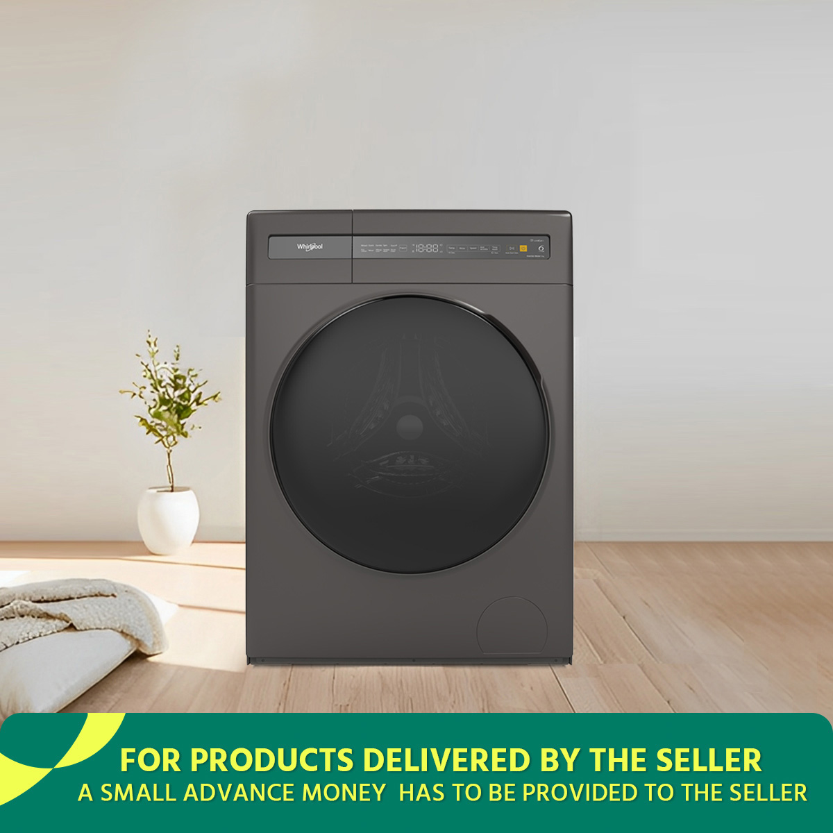 Whirlpool official 10.5KG Front Load Washing Machine WFC105604RT-D Official Warranty. 