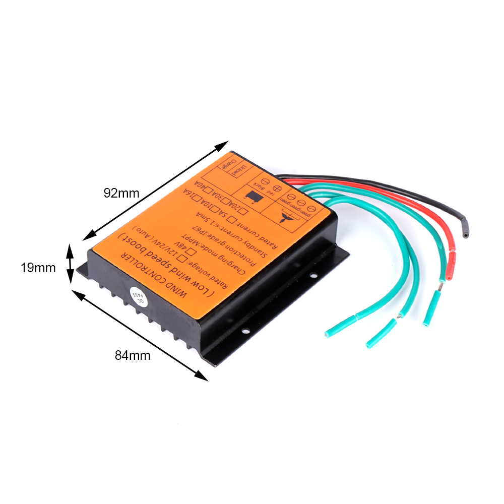 Efficient 10000W DC 48V Wind Turbines Generator MPPT Charge Controller IP67 Waterproof Battery Charge Controller Regulator