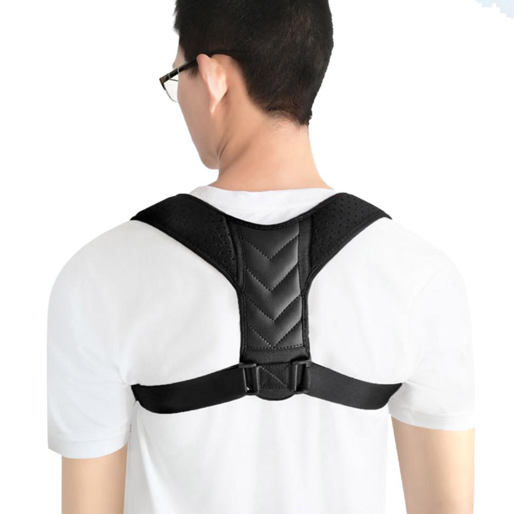 Adjustable Clavicle Posture Corrector Invisible Unisex Shoulder Lumbar Support Belt Portable Humpback Posture Corrector Soft Comfortable for Office