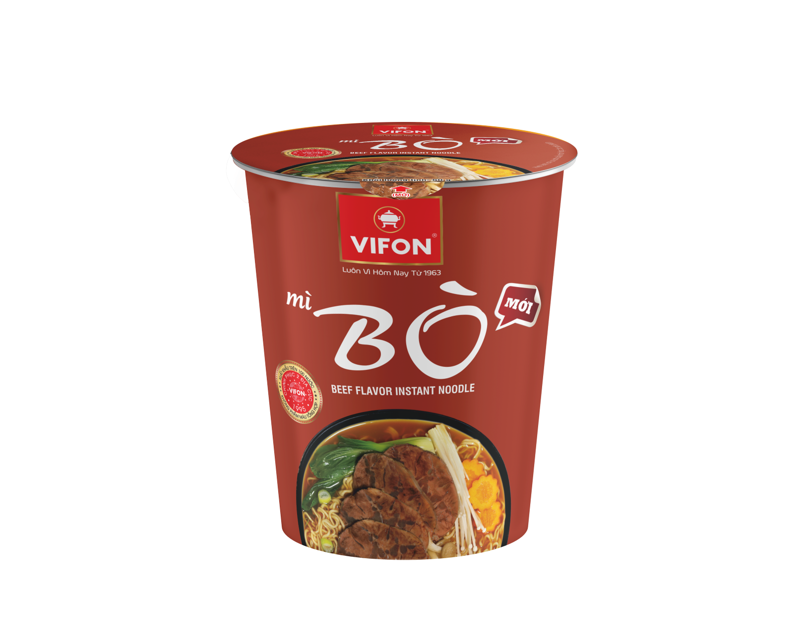 [VOUCHER đến 80K]-Thùng 24 Ly Mì Bò VIFON 60g / Ly