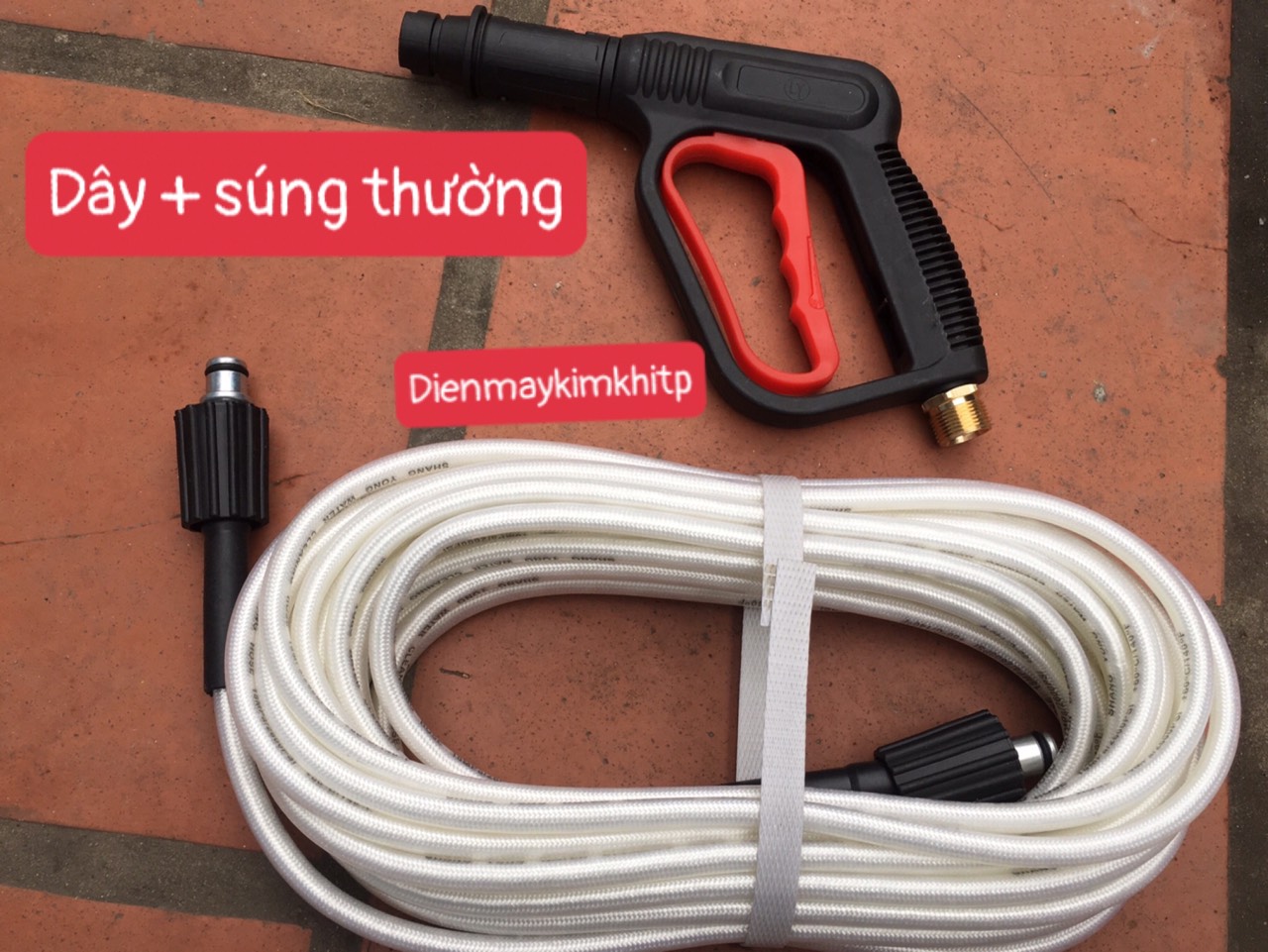 Dây máy rửa xe và súng xịt rửa xe các loại