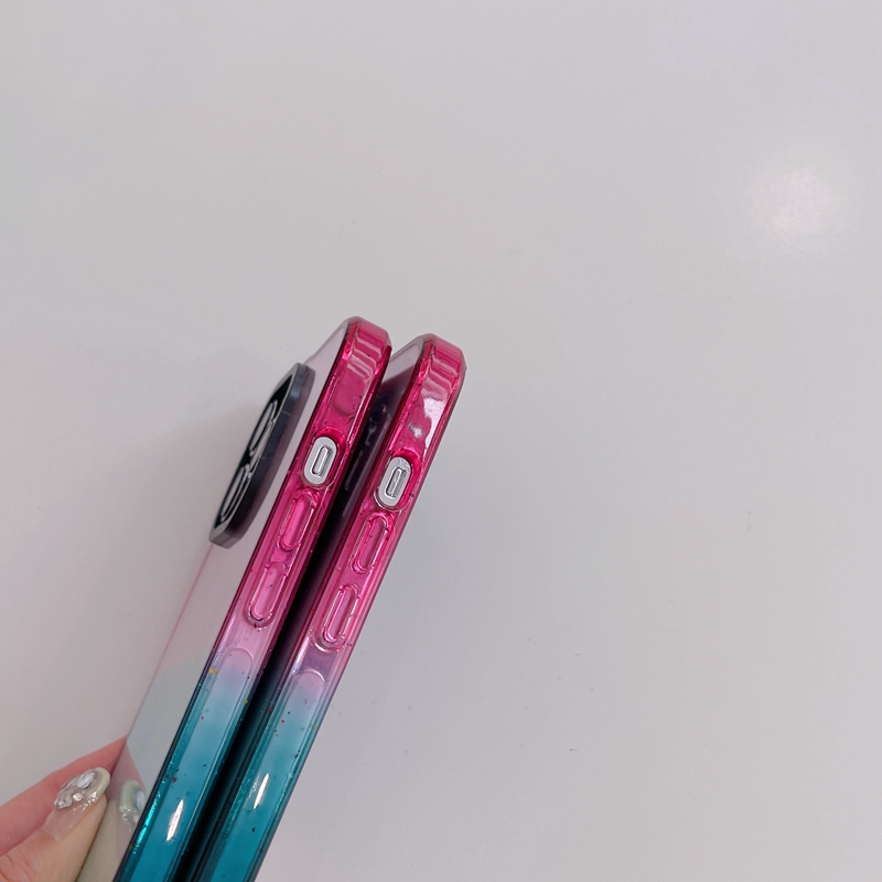 Original Casetify Gradient Cotton Candy Solid Color Hard impact Case Cover For iPhone 11 12 13 14 15 Pro Max Casing
