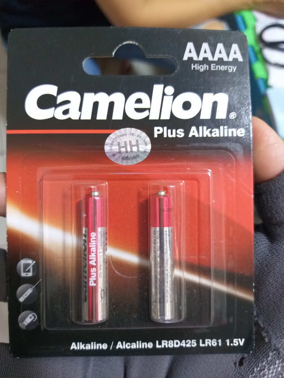 Bộ 2 pin aaaa lr8 camelion plus alkaline 1.5v lr8d425