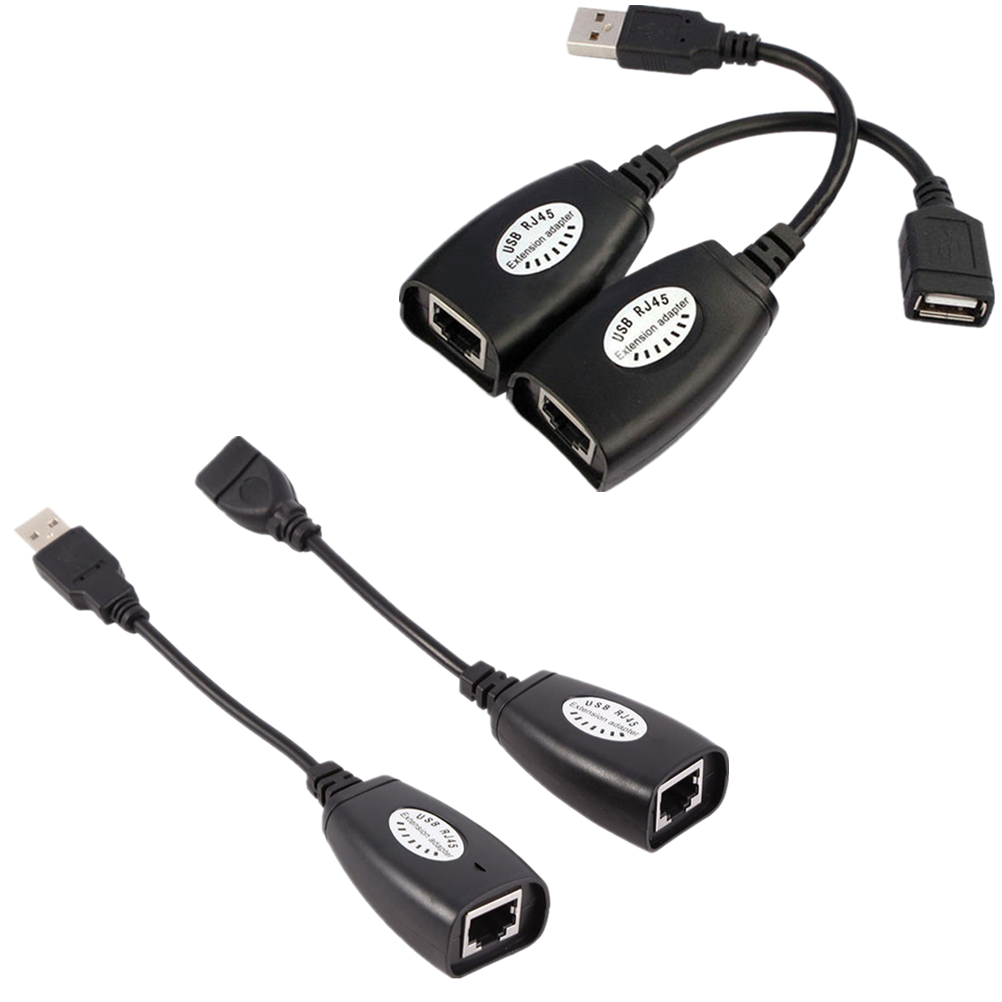 【VogueVenture】1Pcs USB to RJ45 Extension Cable Ethernet Extender USB ...