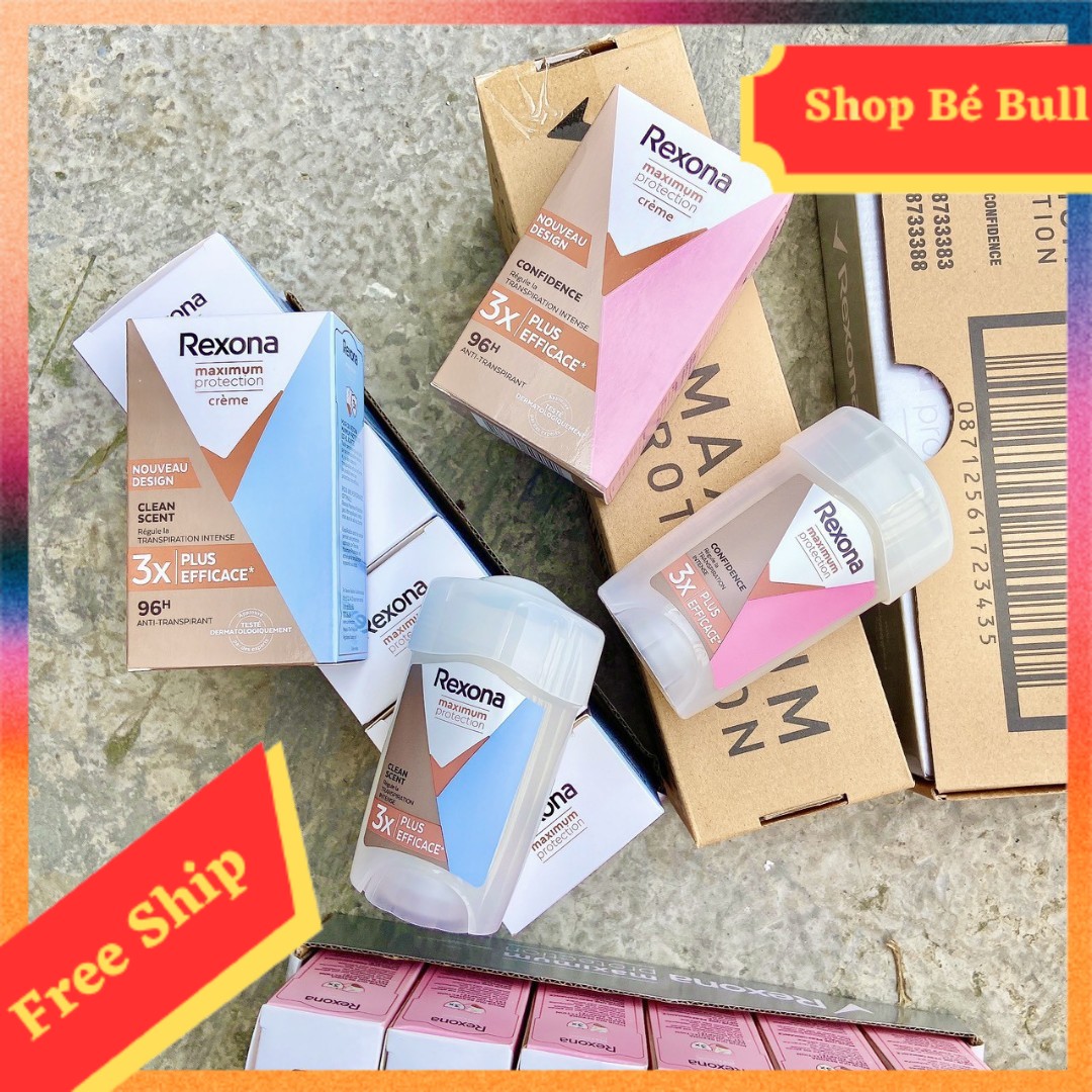Lăn sáp khử mùi rexona 45ml khử mùi , khô thoáng , kiềm mồ hôi , hương thơm tươi mát