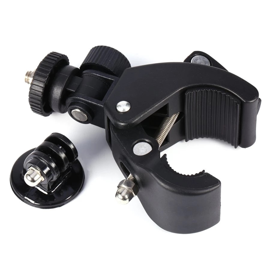 Bicycle Motorcycle Handlebar Handle Clamp Bar Camera Mount For Gopro Hero 11 10 9 8 Black DJI Insta 360 Action Camera Accessory
