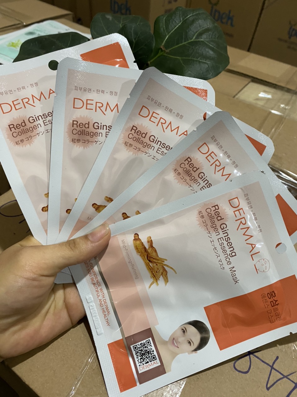 combo10 Mặt nạ Dermal Hàn quốc dưỡng da tinh chất  23g (ngẫu nhiên)