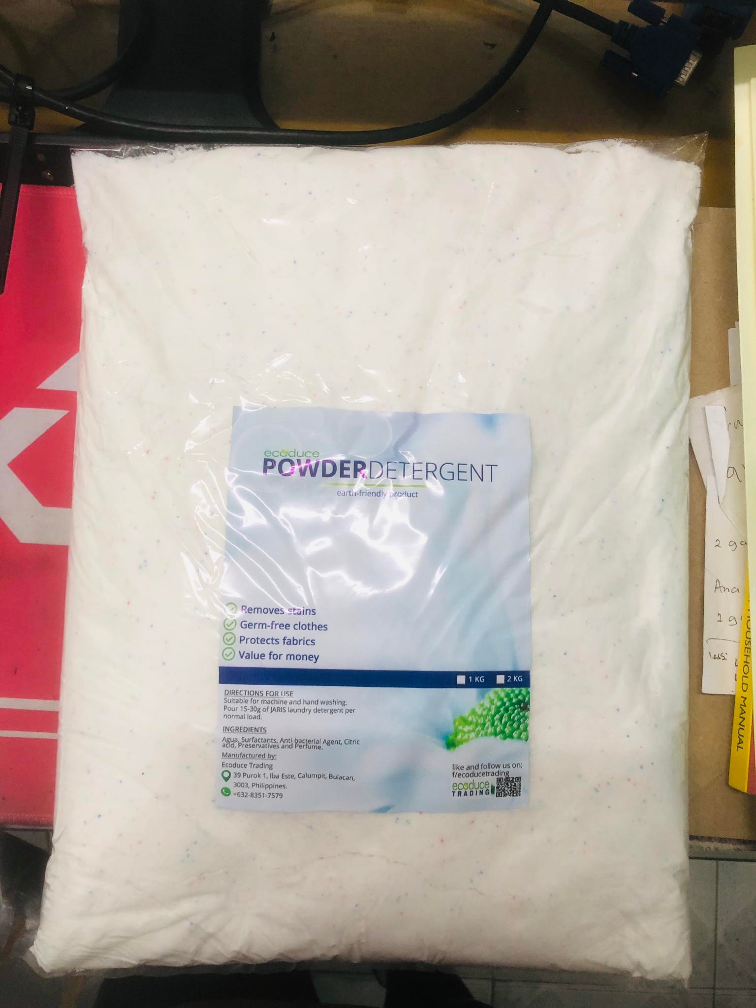 ECODUCE LAUNDRY POWDER DETERGENT Complete Laundry Fabric Fresh