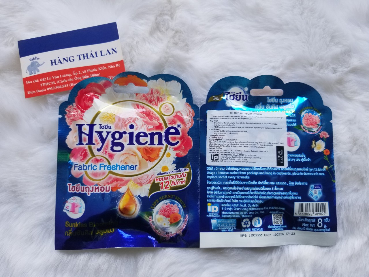 Túi Thơm Hygiene Thái Lan nhiều mùi thơm