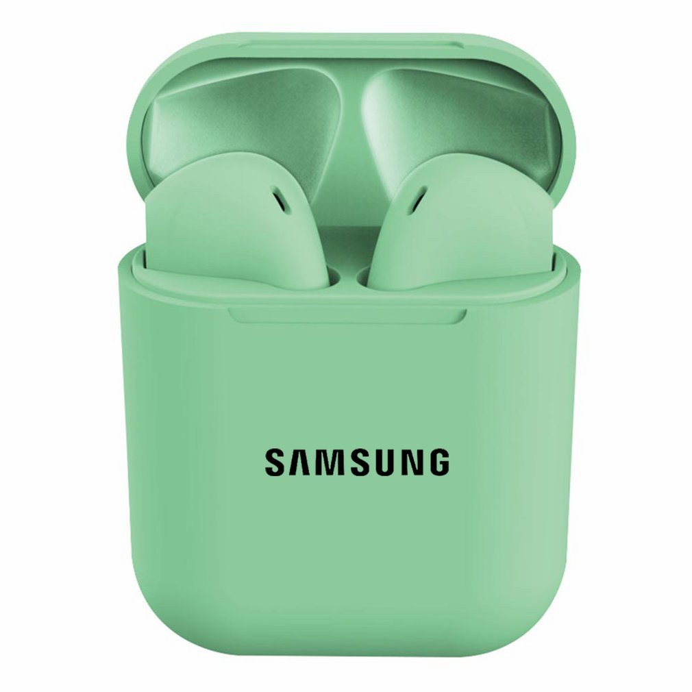 🎧COD+original+Ready Stock🎧Samsung Macaron I12 TWS Earbuds Bluetooth 5.0 Airpods Earphone Wireless Headset 3D Surround Sound Headphone