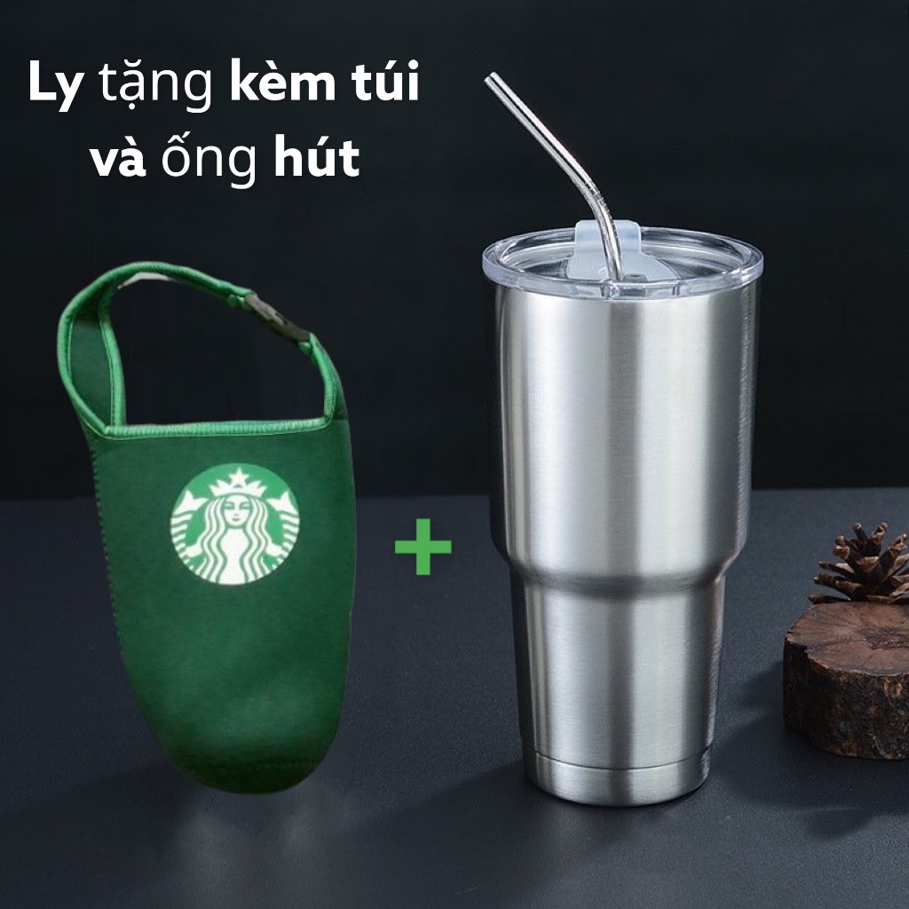 Cup heat preservation Thailand 900ml 304 stainless steel high-end-cap anti-movement water + Gift with full accessories (carrying bag-smoking pipe-scouring set)