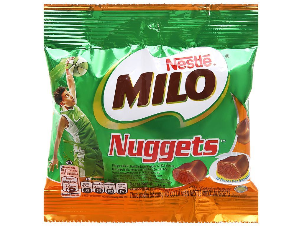 Kẹo Socola Milo Nuggets 25g