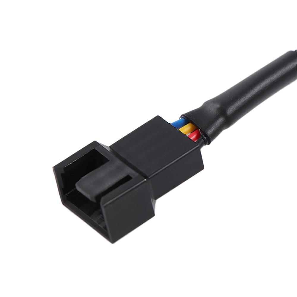 3p Computer Cable 3P Sleeving 4P 27/42/60/80cm Cooling System CPU Fan Wire Male To Female ...